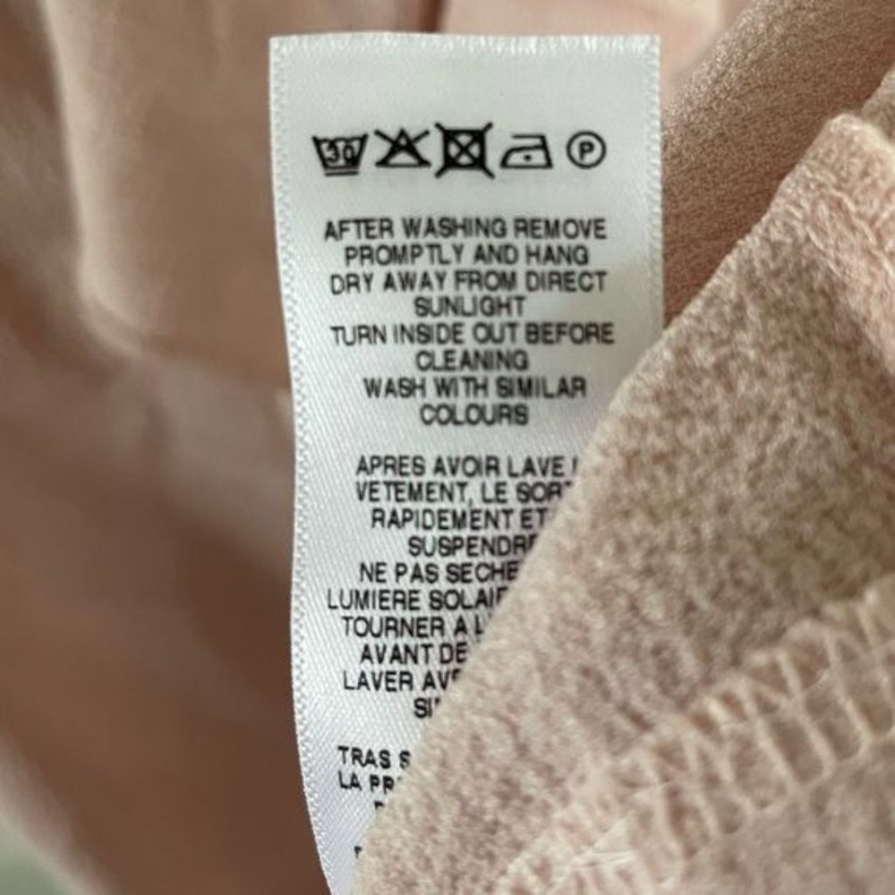 NWOT ASOS Pink Ruffle V Front Dress, Women’s Size 4 - Picture 13 of 16
